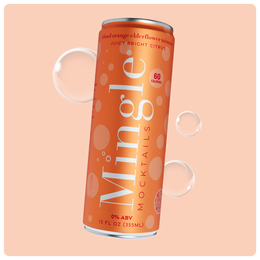 Blood Orange Mimosa - 4 pack Mocktail Cans