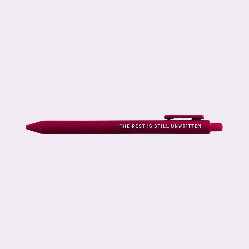 The Rest Is Still Unwritten Gel Pen | Pop Culture Gifts