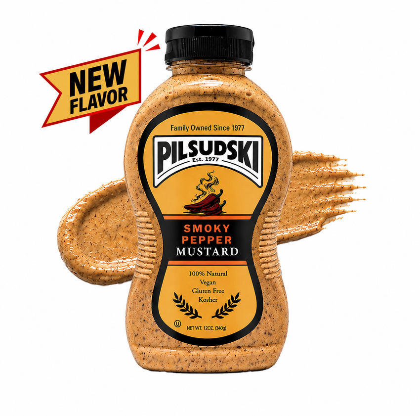 Smoky Pepper Mustard 12 oz  Squeeze