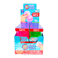 Fun Doh Squish & Squeeze Sparkle Cube Fidget Toy