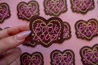 Brown Book Lover Sticker
