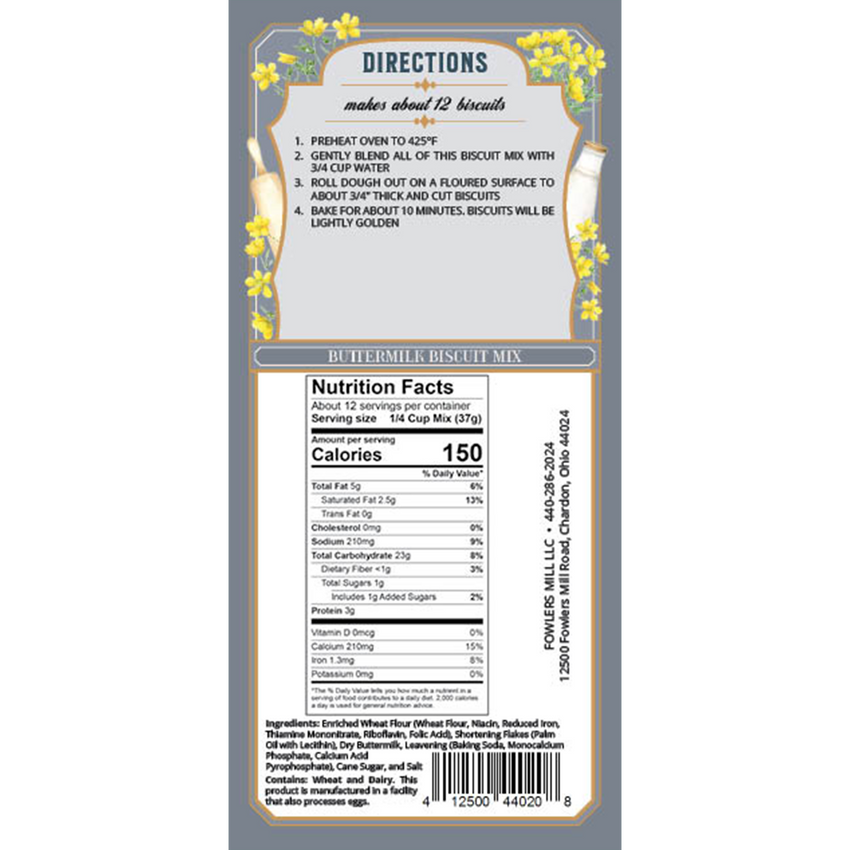 Buttermilk Biscuit Mix