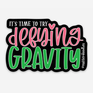 Defying Gravity Wicked Elphaba Movie Musical Vinyl Sticker