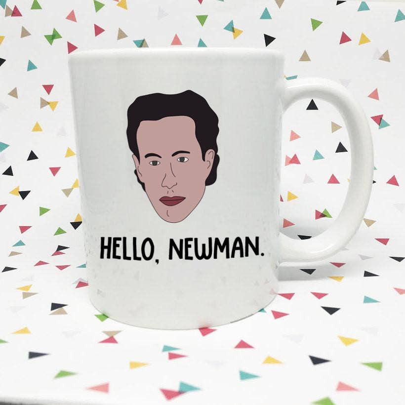 Jerry and Newman 11oz Coffee mug Hello Jerry Hello Newman