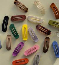 KAXI Lay Down Claw Clip — Flat Everyday Hair Clip in fun colors!