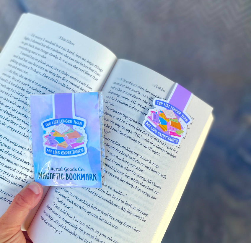Magnetic Bookmark - TBR Longer than my Life Expectancy color
