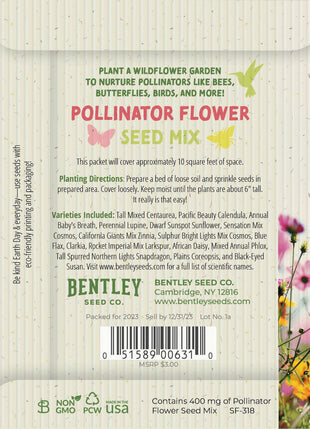 For the Garden | Seed Packets Make Everyday Earth Day - Pollinator Flower Mix Seed Packets