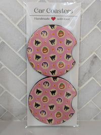 Car Coasters | Halloween Retro Sugar Cookie Car Coasters
