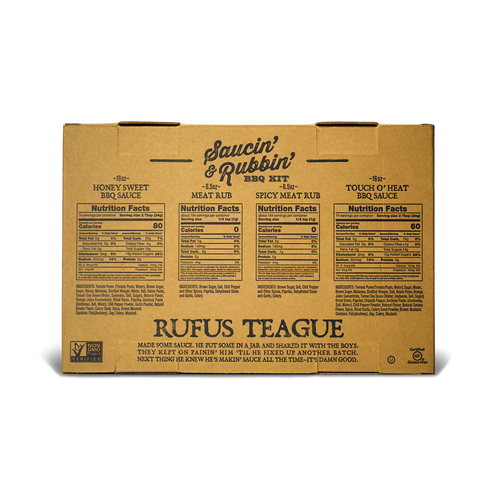 Saucin' & Rubbin' KIT (4 pack) - Easy Father's Day Gift!