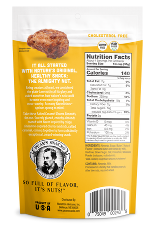 Salted Caramel Churro Inspired Almonds (4.5oz)