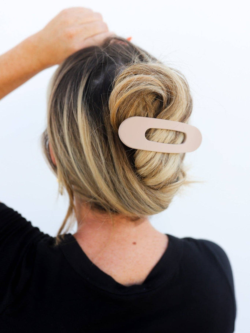 KAXI Lay Down Claw Clip — Flat Everyday Hair Clip in fun colors!