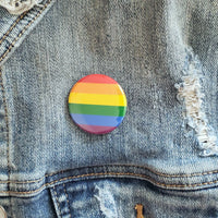 Pride Flag Pinback Button