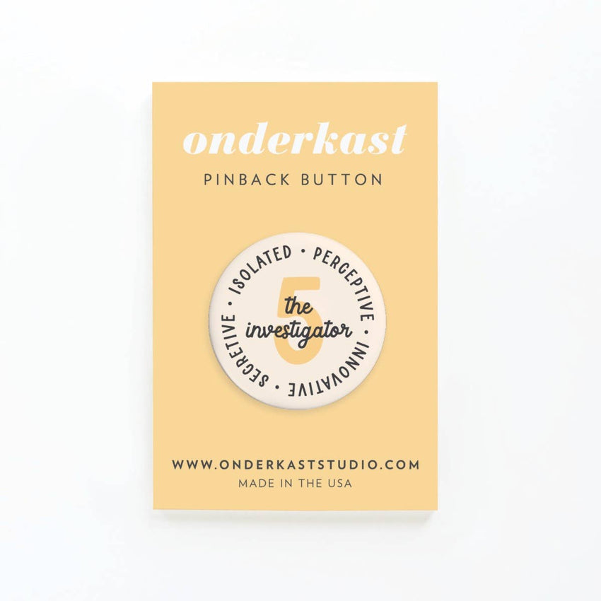 Enneagram Pinback Button – Choose your number!