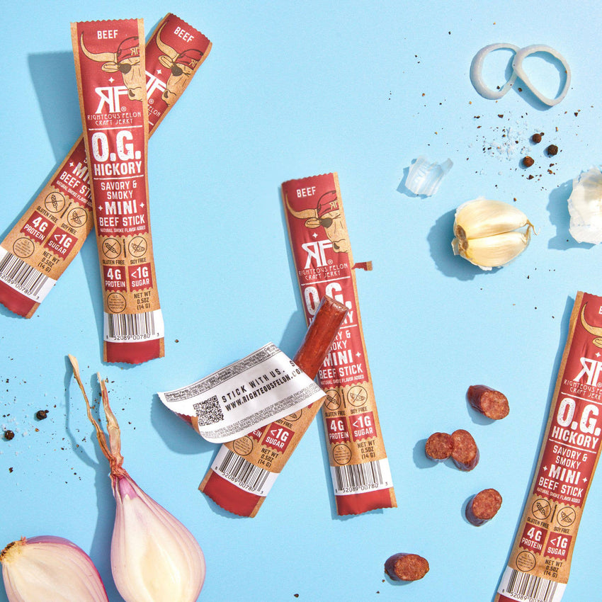 MINI O.G. Hickory Beef Stick .5oz - Great Stocking Stuffer!