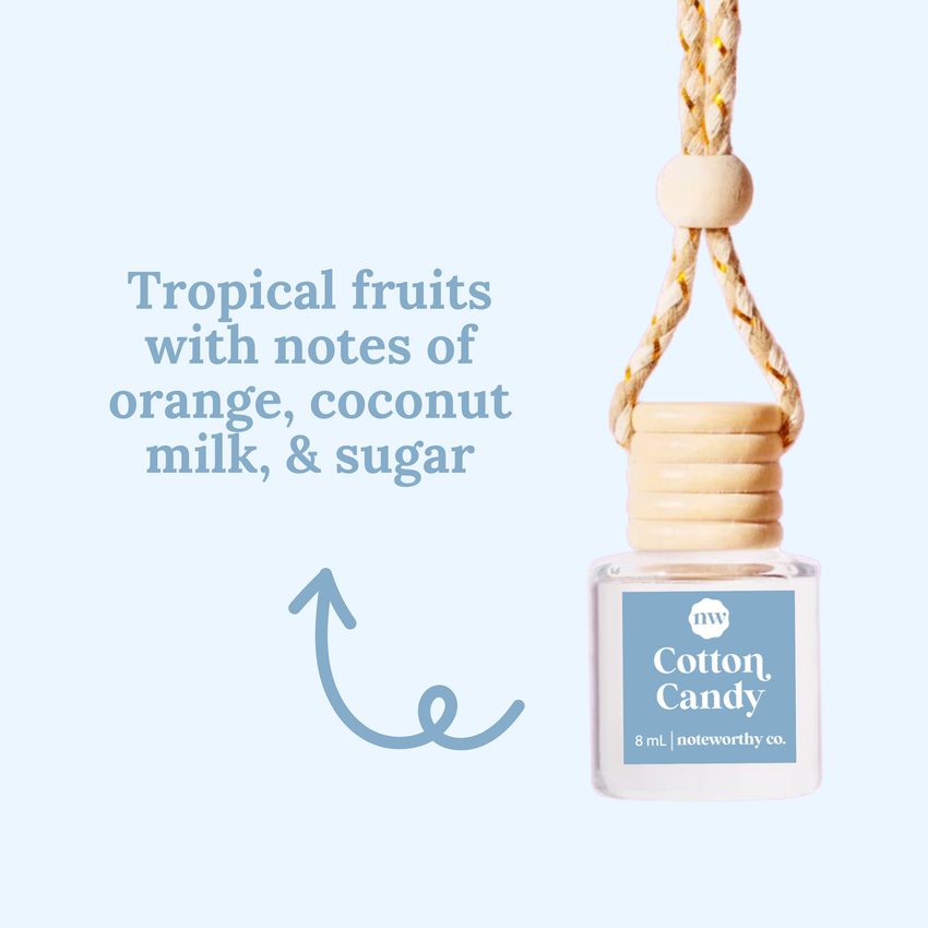 Car Diffusers | Spring & Summer Scents: Individual Mylar Bag / Peach Mango Bellini
