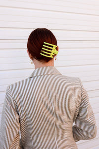 KAXI Wide Lay Down Claw Clip — Flat Low-Profile Hair Clip