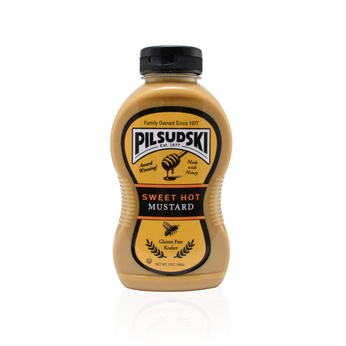 Sweet Hot Mustard with Honey 6/12 oz squeeze