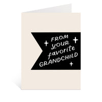 From Your Favorite Grandchild Card | Grandparent Cards