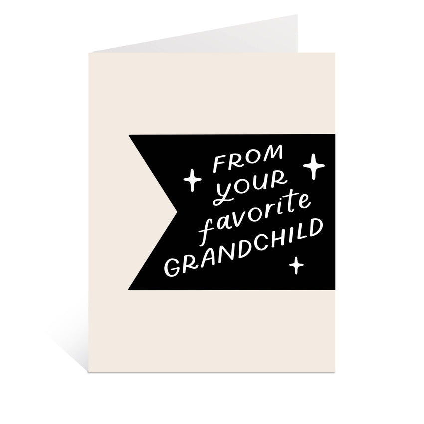 From Your Favorite Grandchild Card | Grandparent Cards