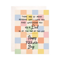 Watching You As A Dad Greeting Card - Father's Day Card