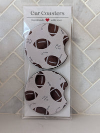 Car Coasters | Football Game Day Inspired Car Coasters