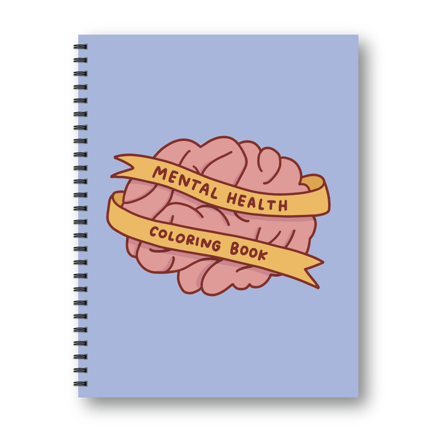 Mental Health Coloring Book | Self-Care and Emotions