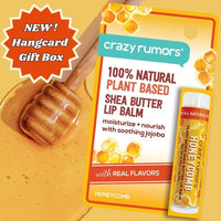 All Natural, Vegan Honeycomb Lip Balm Hangcard