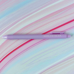 Damn, it's 7:00 A.M. jotter gel pen