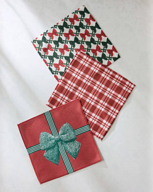 Hollis Dishcloth Set - 3 holiday dishcloth set