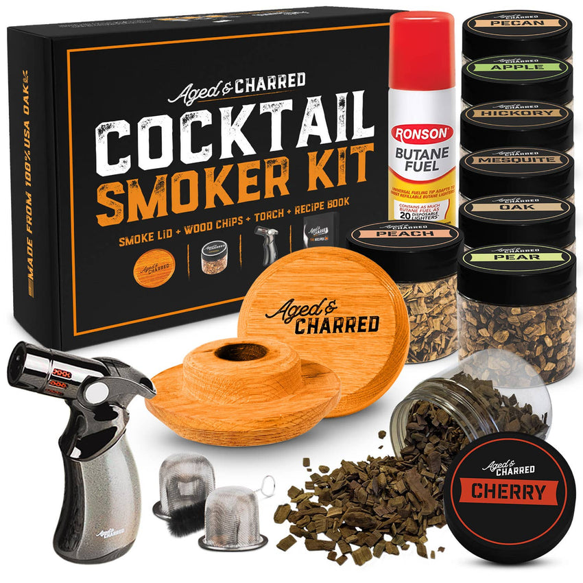 Smoke Lid Kit - A Cocktail Smoker Kit With Butane
