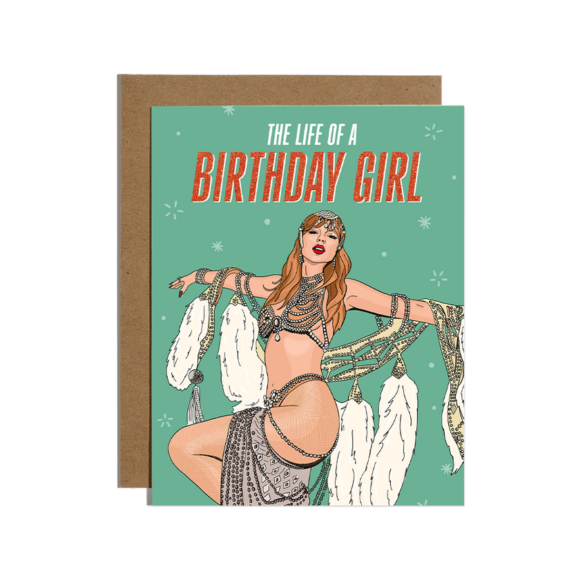 The Life of A Birthday Girl Card