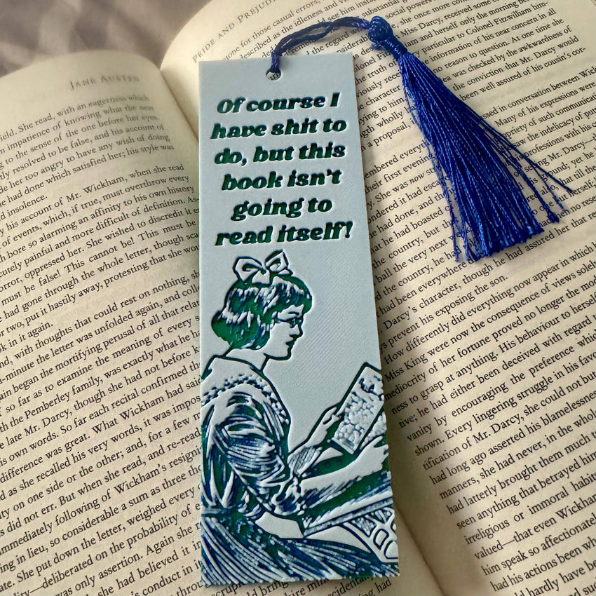This Book Isn't Going To Read Itself 3D Bookmark