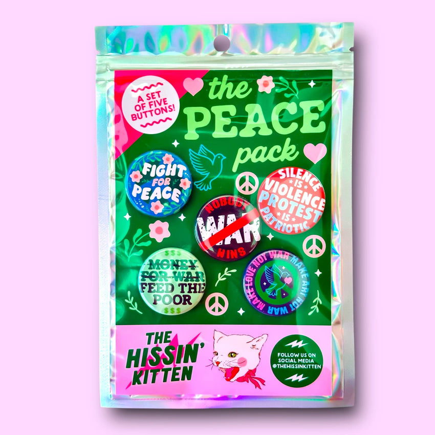 The Peace Pack - 5 Buttons!