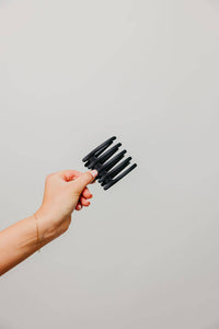 KAXI Wide Lay Down Claw Clip — Flat Low-Profile Hair Clip