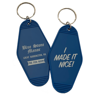 Blue Stone Manor Motel Keychain- RHONY Dorina