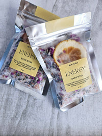 Energy Bath Soak - Bath Salt - Single Use - Gift Basket Item