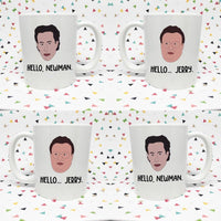 Jerry and Newman 11oz Coffee mug Hello Jerry Hello Newman