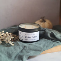 Winter Cabin- Cypress + Fraser Fir + Cinnamon - 6 oz. Tin