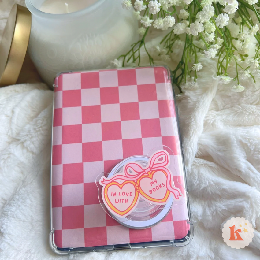 Love Locket - Kindle accessories | bookish kindle grip | kindle case stand