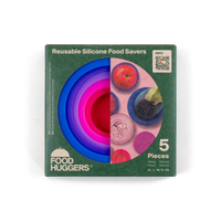For the Home | Reusable Silicone Food Savers – Bright Berry (Set of 5)