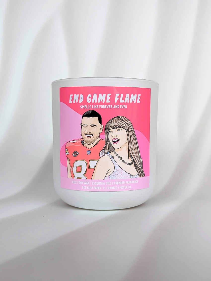 Travis Kelce Taylor Swift End Game Candle