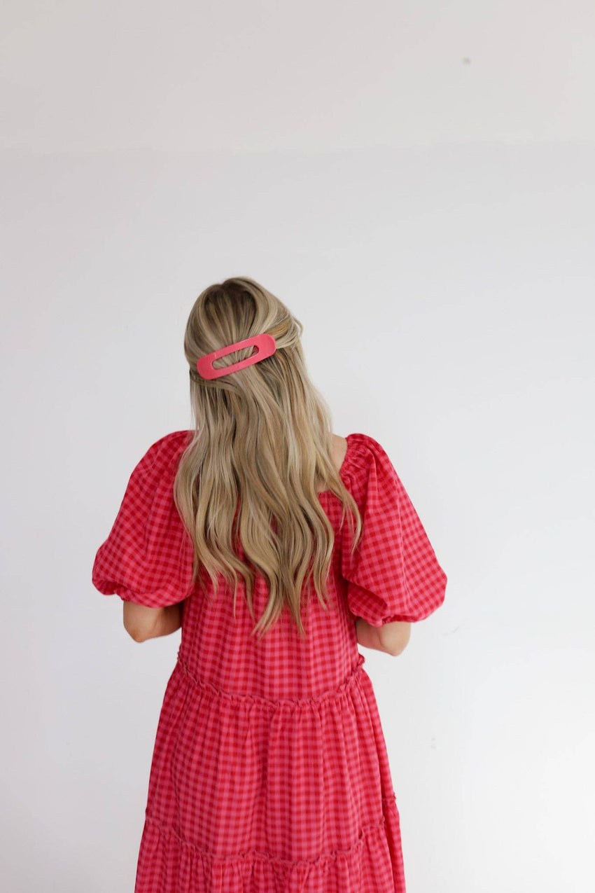 KAXI Oversized Lay Down Claw Clip — Flat Everyday Hair Clip