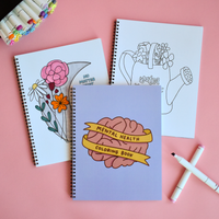 Mental Health Coloring Book | Self-Care and Emotions