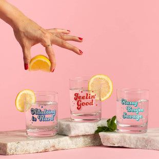 Adulting Is Hard Rocks Glass