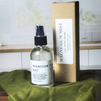 Magnesium Mist, Unscented, 4 oz. Glass Bottle, Wellness Gift