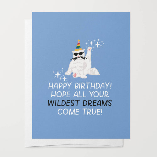 Wildest Dreams Birthday Card | Swiftie Bday, Cat Lover Card