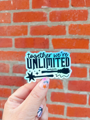 Together We're Unlimited Wicked Movie Musical Vinyl Sticker