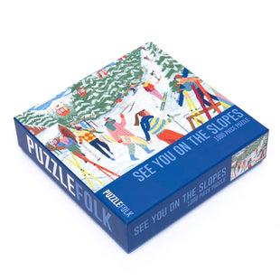 See You On the Slopes Adult Puzzle - 1000 pcs - Fun Winter Puzzle Gift