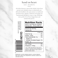 Hand on Heart Non-Alcoholic Wine