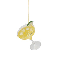 Boozy Ornament - Cheers Margarita Glass Ornament